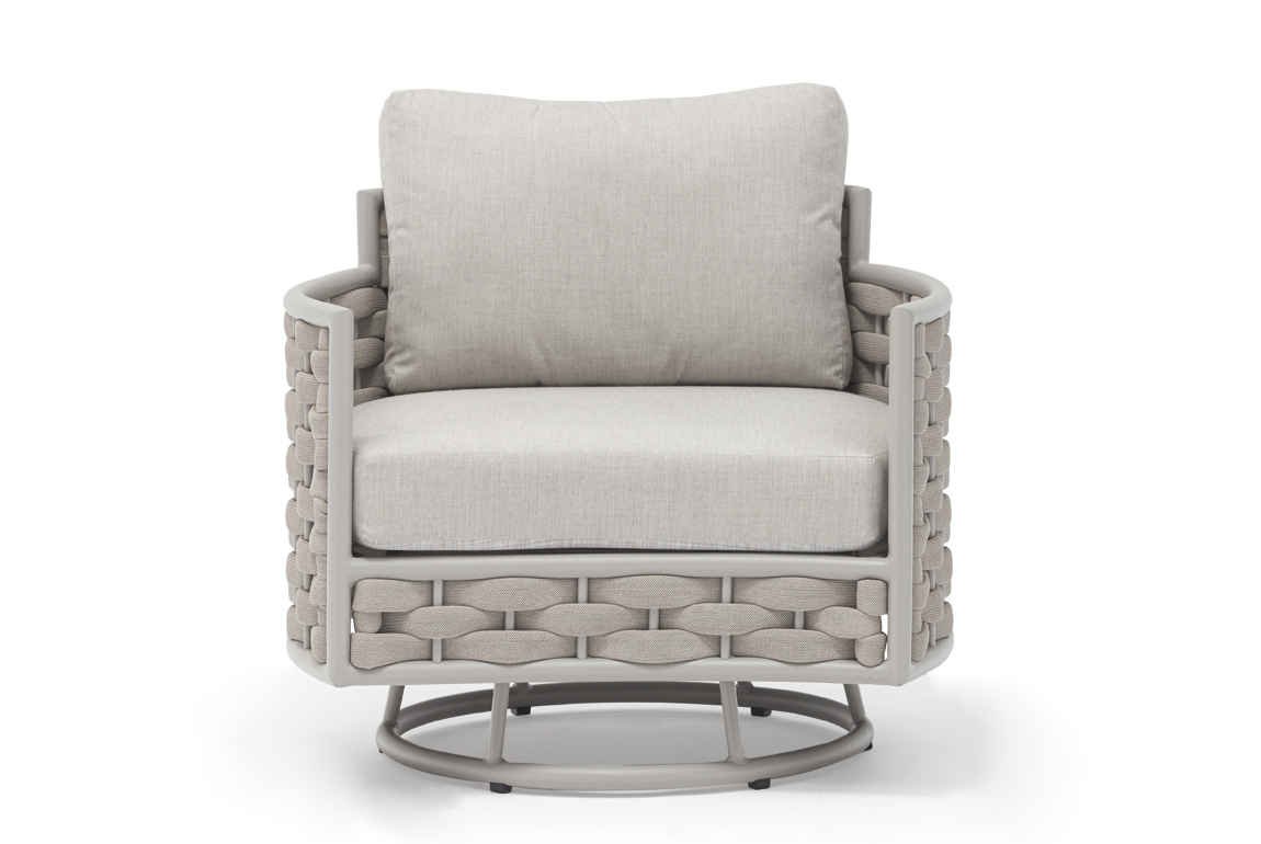 LOOP swivel armchair